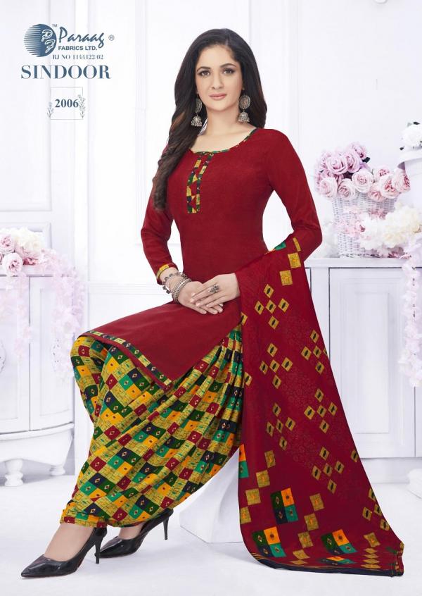 Paraag Sindoor Vol-2 Cotton Designer Redymade Suit